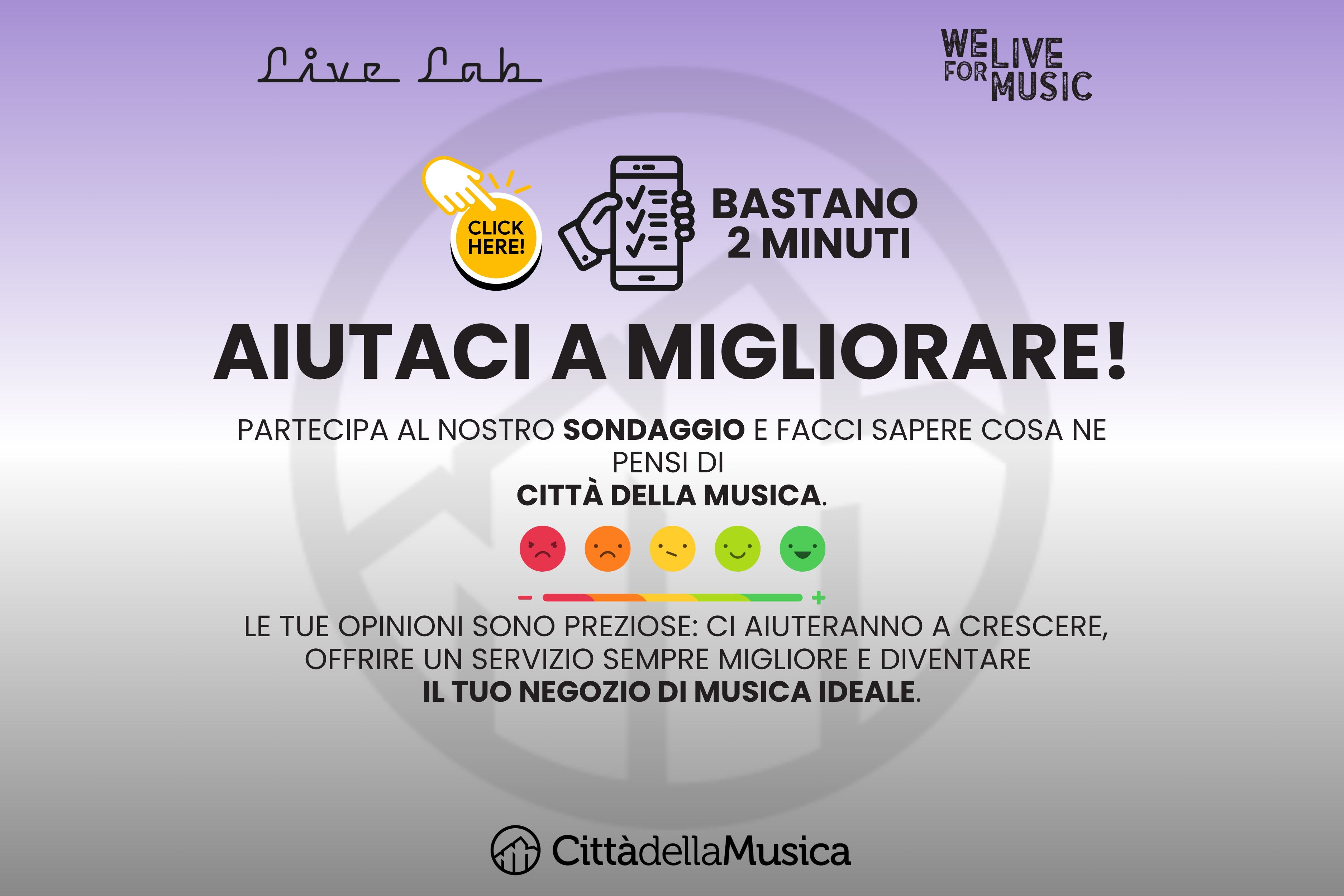 Sondaggio Aiutaci a Migliorare