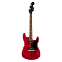 Fender squier paranormal strat-o-sonic crimson red trans