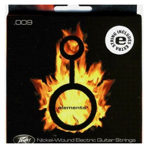 Peavey elements nickel wound electric string 9's
