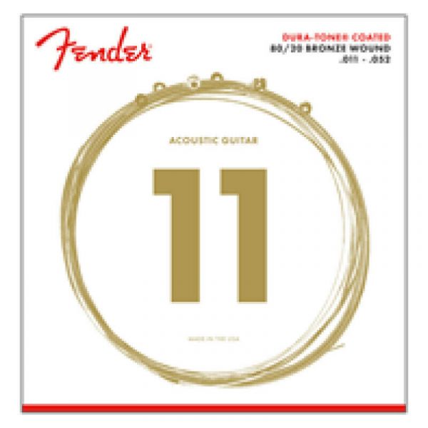Fender dura-tone 880cl 80 20 coated 11-52