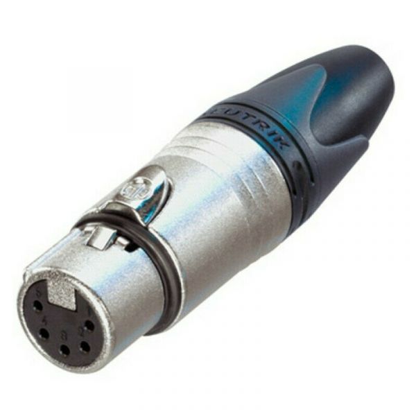 Neutrik nc5fxx neutrik.5p.cbl.fem.xlr.silver