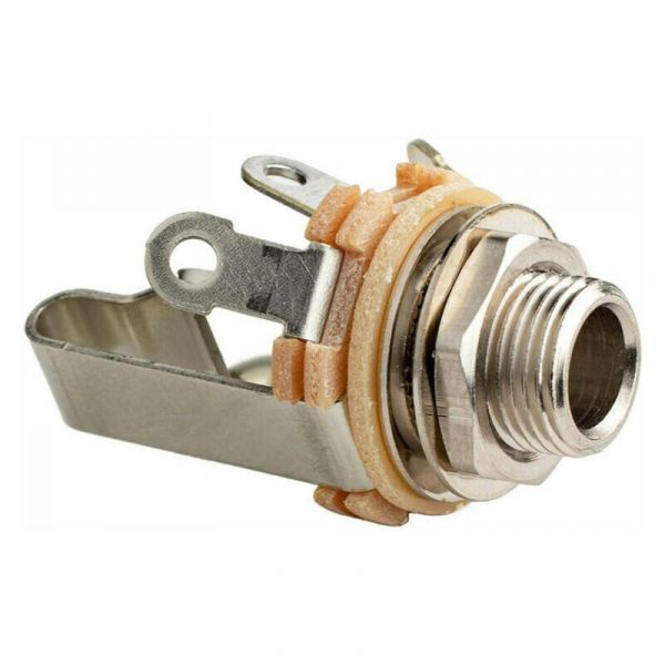 Switchcraft sc-12b chassis jack 3 poli nickel 6.3mm bushing