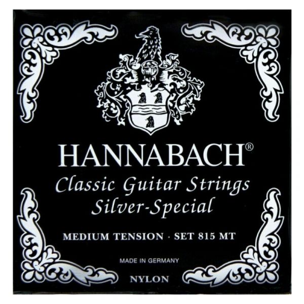 Hannabach corde per chitarra classica serie 815 medium tension silver special