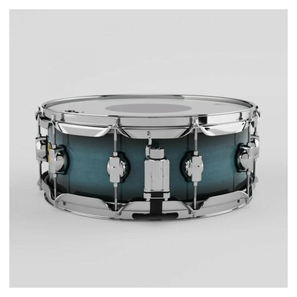 Drum Sound fury 145.5 maple snare drum petrol burst