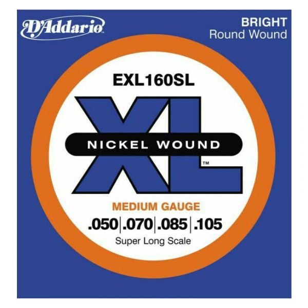 Daddario exl160sl nickel wound super long scale 50-105