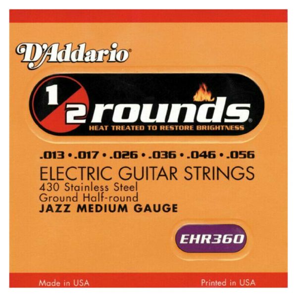 Daddario ehr360 jazz medium gauge 013-056