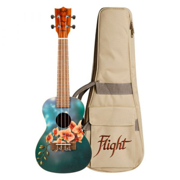 Flight auc-33 orchid ukulele concerto