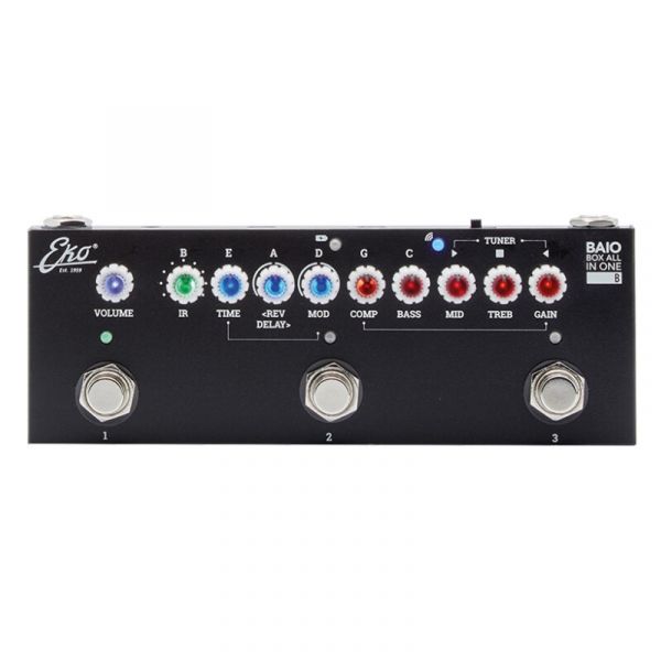 Eko baio b bass pedale multieffetto