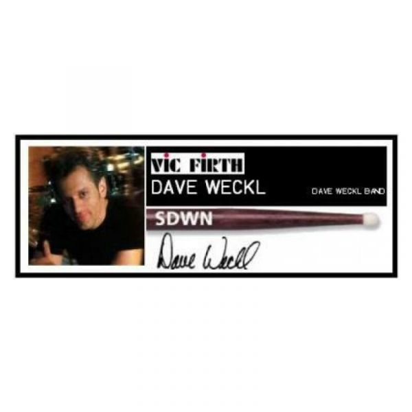 Vic Firth dave weckl sdwn punta nylon signature ss-sdwn