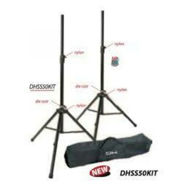 Proel dhss50kit dh.2.x.dhss50.spaker.stand.w.bag
