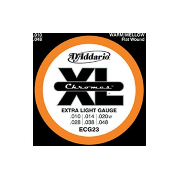 D'addario ecg23 chromes jazz light 10-48
