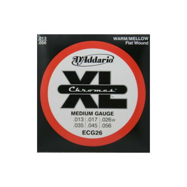 D'addario ecg26 chromes medium 13-56
