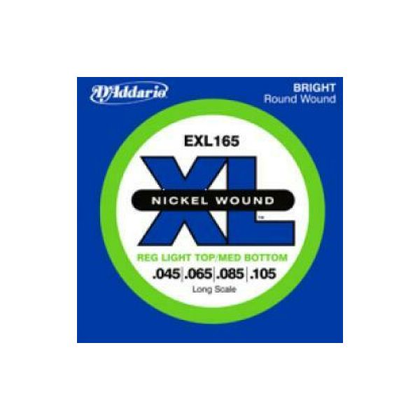 Daddario exl165 nickel wound long scale 45-105