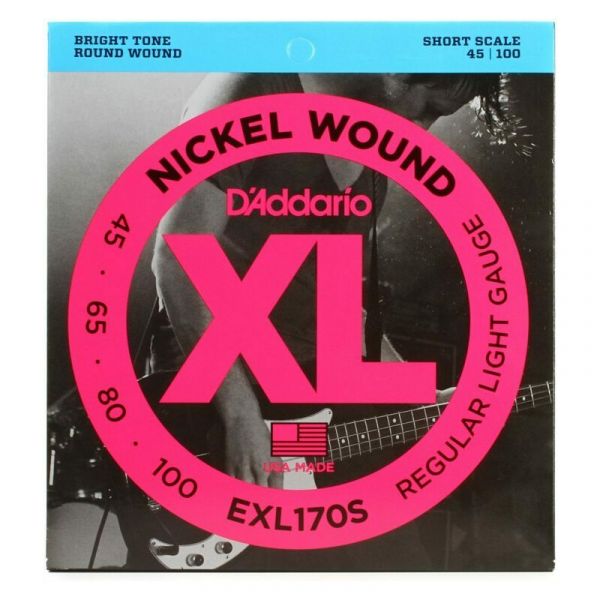 Daddario exl170s short scale 45-100