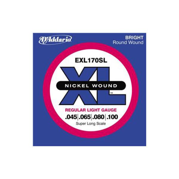 Daddario exl170sl super long scale 45-100
