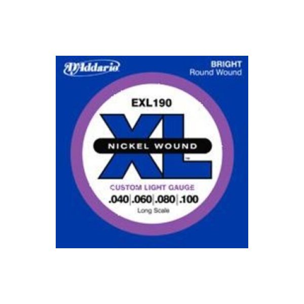 Daddario exl190 long scale 40-100
