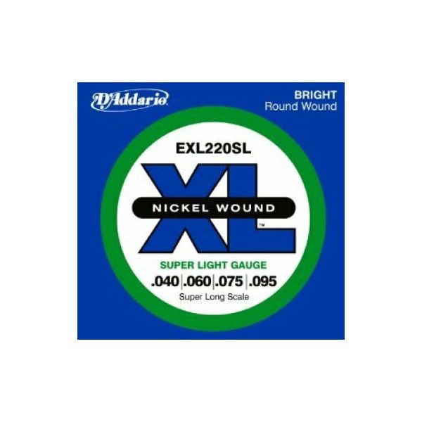 Daddario exl220sl super long scale 40-95