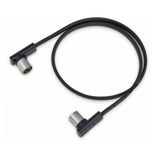 RockBoard flat patch midi cable black 60cm