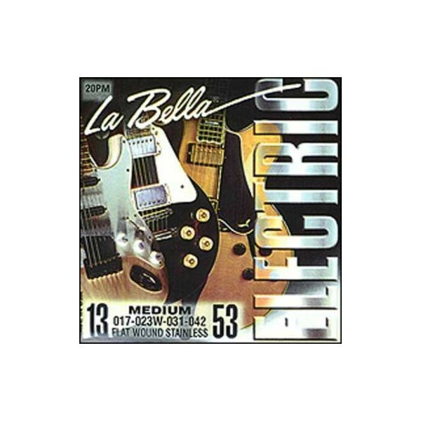 La Bella flatwound 20pm 013/053 flat wound stainless