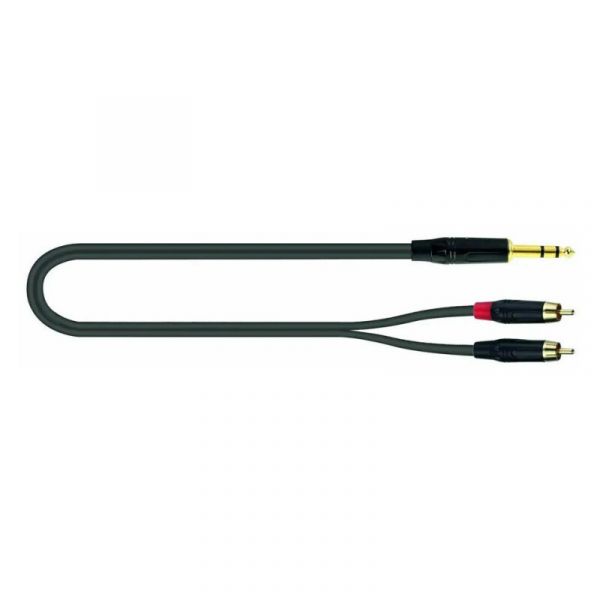 Quik Lok just/js2rca-5 jack stereo/2 rca maschio