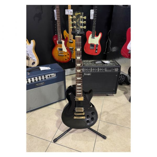 Gibson les paul studio ebony gold '94 w/bag conto vendita