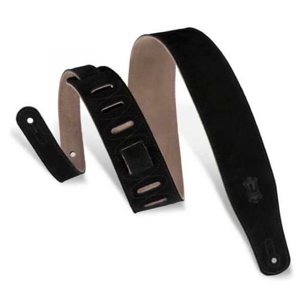 Levy's lev-ms26-blk tracolla 2,5 in suede nera