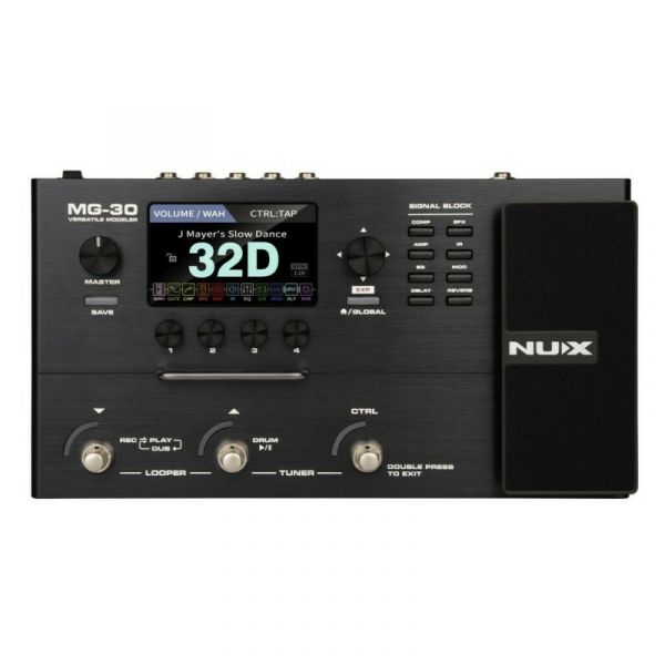 Nux mg-30 pedaliera modeler per chitarra/basso