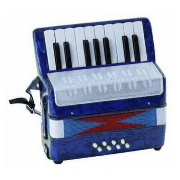 Soundsation mini fisarmonica 8 bassi blu st-178b