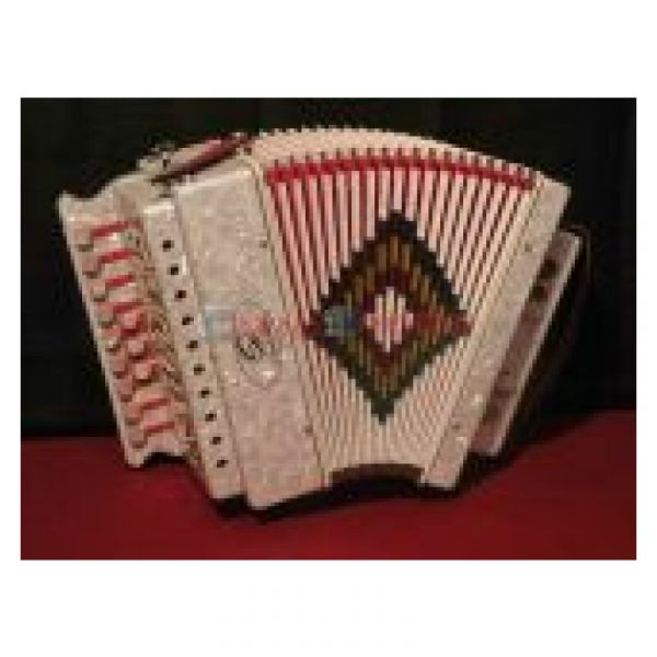 Soundsation organetto 2 bassi sac-1202d-wh white in re -