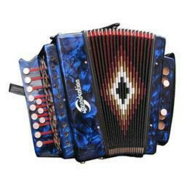 Soundsation organetto 2 bassi sac-1202g-bl blue in sol