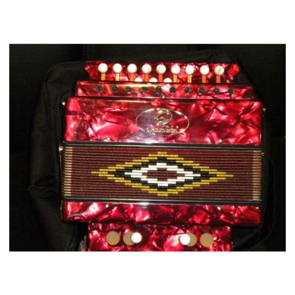 Soundsation organetto 2 bassi sac1202c-rd red rosso in do