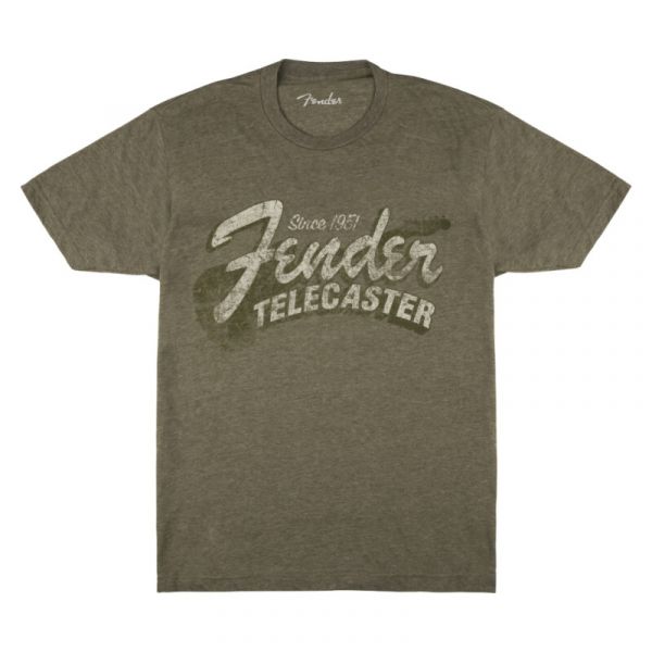 Fender since 1951 telecaster t-shirt military heather s