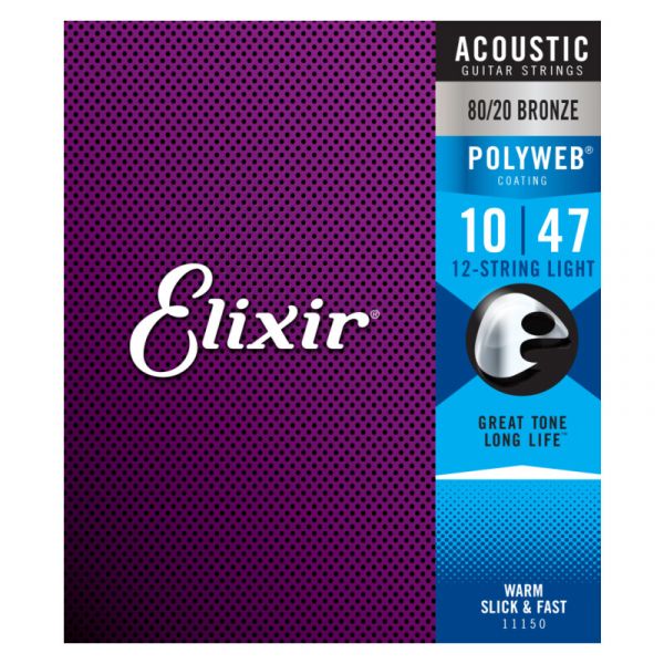 Elixir 11150 acoustic 80/20 bronze polyweb
