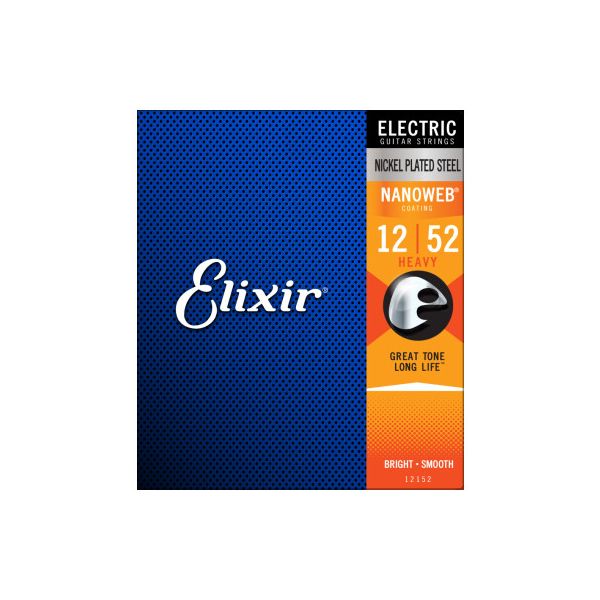 Elixir 12152 electric nickel plated steel nanoweb