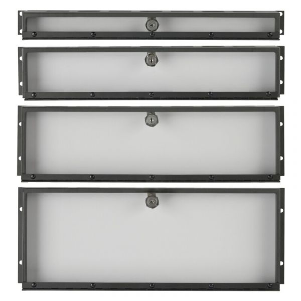 Showgear 19 inch protection panel with locker