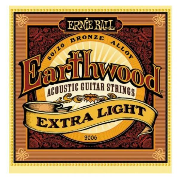 Ernie Ball 2006 - earthwood extra light 010-050