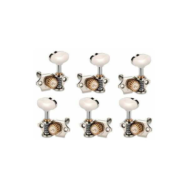 Schaller meccaniche per chitarra acustica 3l3r butterbean, 21,7x6mm, nickel