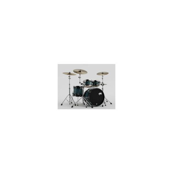 Drum Sound fury 4-piece studio kit -petrol burst lacquer
