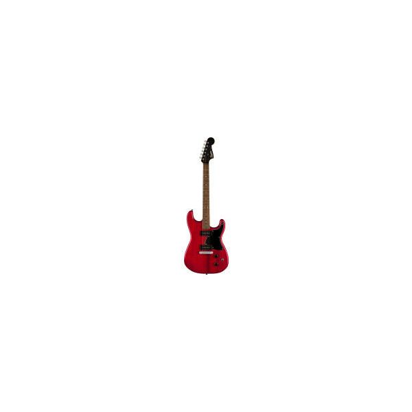 Fender squier paranormal strat-o-sonic crimson red trans