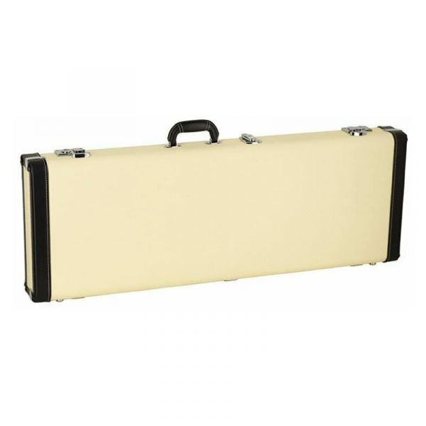 Boston astuccio per chitarra elettrica, rettangolare, tolex blonde