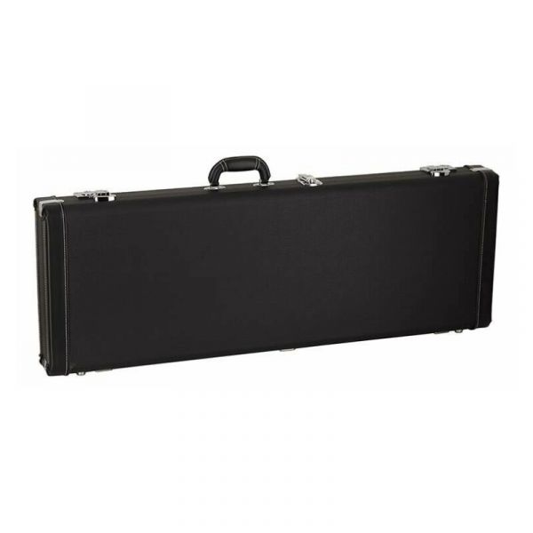 Boston astuccio per chitarra elettrica, rettangolare, tolex nero