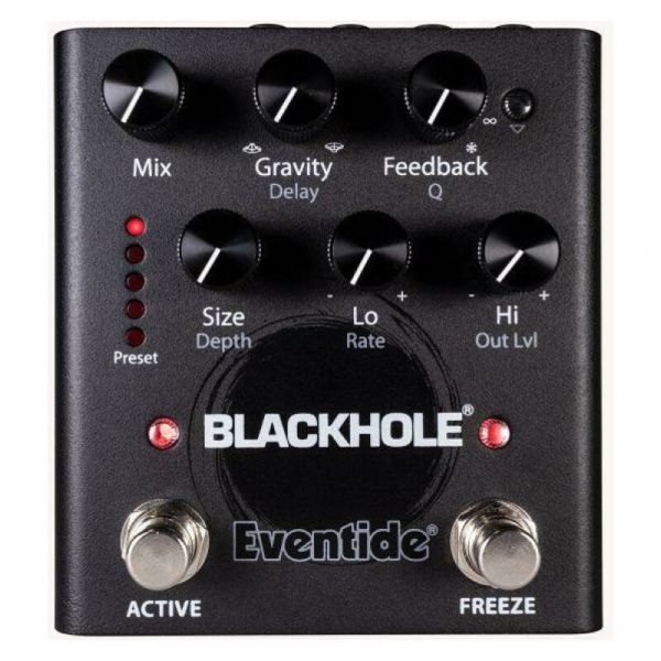 Eventide black hole - pedale riverbero per strumento