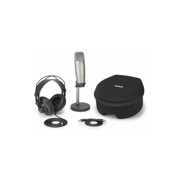 Samson c01u pro podcasting pack - pack con microfono usb a condensatore e accessori