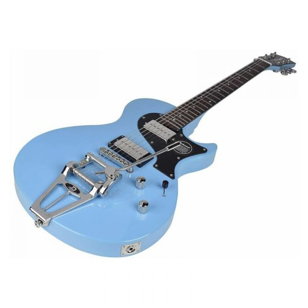 Richwood chitarra elettrica retro special tremola, irvine blue