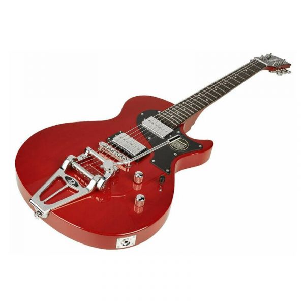 Richwood chitarra elettrica retro special tremola, portage red