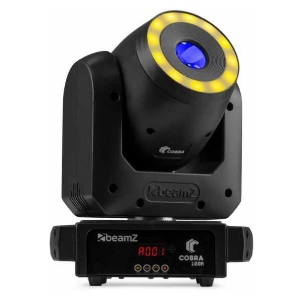 Beamz cobra 100r spot 100w mov.head+ring