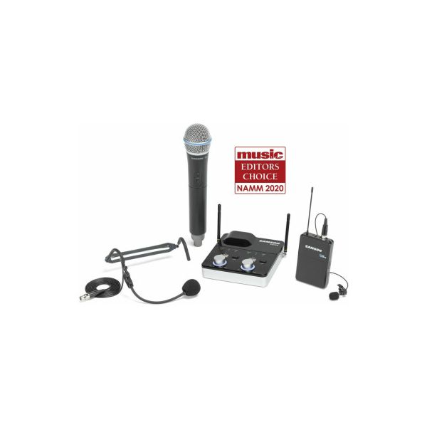 Samson concert 288m all in one - sistema wireless frequenza k (470-494 mhz)