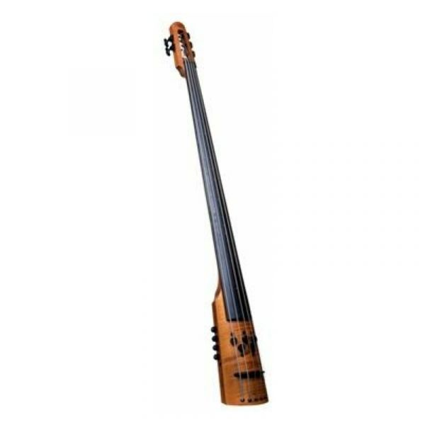 NS Design cr electric upright bass 5 amber stain