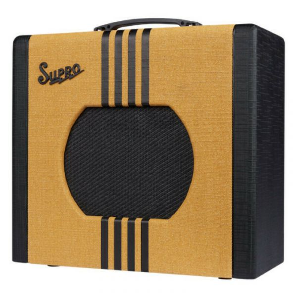 Supro delta king 10 tweed e black ex-demo