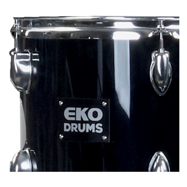 Eko Drums ed-100 drum kit black - 3 pezzi